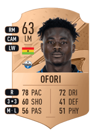 Kelvin Ofori Rare 63 OVR