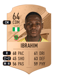Abbas Ibrahim Rare 64 OVR
