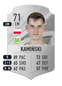 Jakub Kamiński Rare 71 OVR