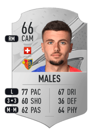 Darian Males Rare 66 OVR