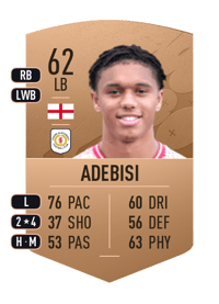 Rio Adebisi Common 62 OVR