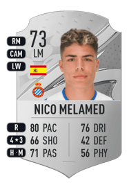 Nico Melamed Rare 73 OVR