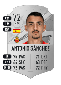 Antonio Sánchez Rare 72 OVR
