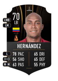 Junior Hernández CONMEBOL LIBERTADORES 70 OVR