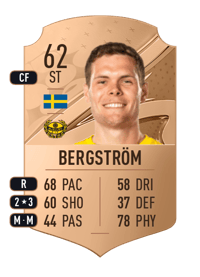 Jacob Bergström Rare 62 OVR