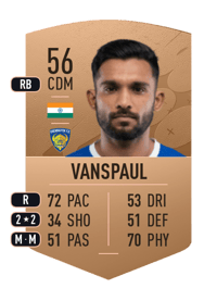 Edwin Sydney Vanspaul Common 56 OVR