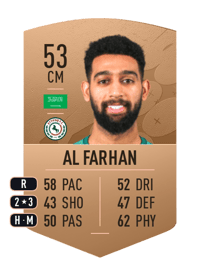 Hisham Al Farhan Common 53 OVR