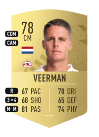 Joey Veerman Common 78 OVR