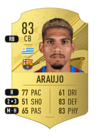 Ronald Araujo Rare 83 OVR