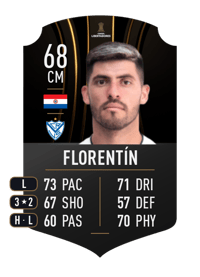 José Florentín CONMEBOL LIBERTADORES 68 OVR