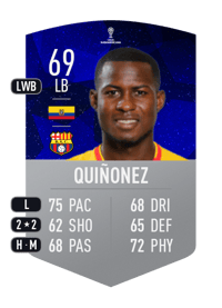 Leonel Quiñonez CONMEBOL SUDAMERICANA 69 OVR
