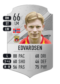 Oliver Valaker Edvardsen Rare 66 OVR