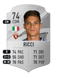 Samuele Ricci Rare 74 OVR