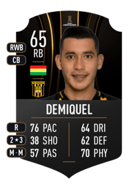 Luis Demiquel CONMEBOL LIBERTADORES 65 OVR