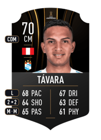 Martín Távara CONMEBOL LIBERTADORES 70 OVR