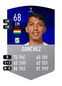 Ronaldo Sánchez CONMEBOL SUDAMERICANA 68 OVR