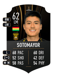 Gabriel Sotomayor CONMEBOL LIBERTADORES 62 OVR