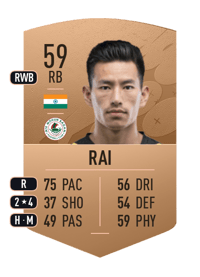 Asish Rai Common 59 OVR