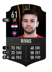 Daniel Rivas CONMEBOL LIBERTADORES 61 OVR