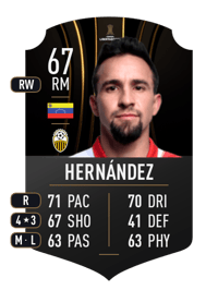 Robert Hernández CONMEBOL LIBERTADORES 67 OVR