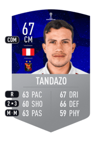 Walter Tandazo CONMEBOL SUDAMERICANA 67 OVR