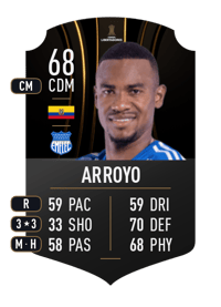 Dixon Arroyo CONMEBOL LIBERTADORES 68 OVR