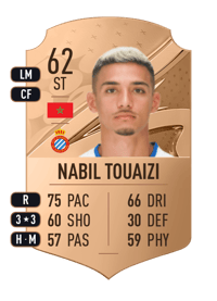 Nabil Touaizi Rare 62 OVR
