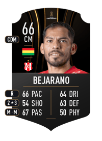 Alejandro Bejarano CONMEBOL LIBERTADORES 66 OVR