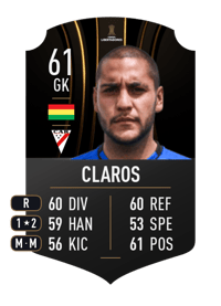 Leonardo Claros CONMEBOL LIBERTADORES 61 OVR