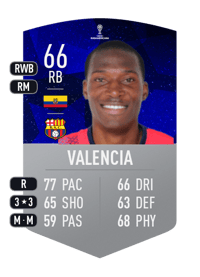 Tito Valencia CONMEBOL SUDAMERICANA 66 OVR