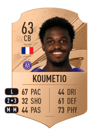 Billy Koumetio Rare 63 OVR