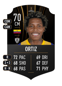 Joao Ortiz CONMEBOL LIBERTADORES 70 OVR