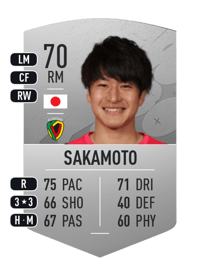 Tatsuhiro Sakamoto Common 70 OVR