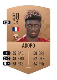 Michel Ndary Adopo Common 58 OVR