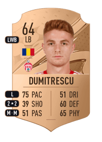Andres Dumitrescu Rare 64 OVR