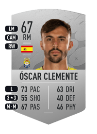 Óscar Clemente Common 67 OVR