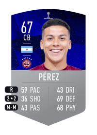 Matías Pérez CONMEBOL SUDAMERICANA 67 OVR