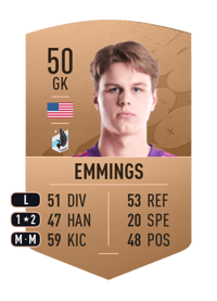 Fred Emmings Common 50 OVR