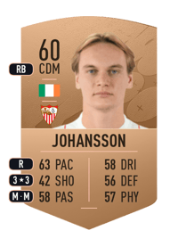Ryan Johansson Common 60 OVR