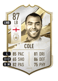 Ashley Cole Icon 87 OVR