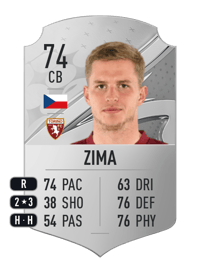 David Zima Rare 74 OVR