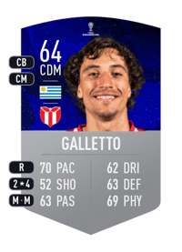 Tiago Galletto CONMEBOL SUDAMERICANA 64 OVR