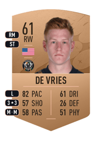 Jack de Vries Common 61 OVR