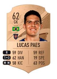 Lucas Paes Rare 62 OVR