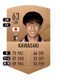 Shuhei Kawasaki Common 63 OVR