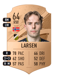 Lars Olden Larsen Rare 64 OVR