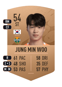Jung Min Woo Common 54 OVR