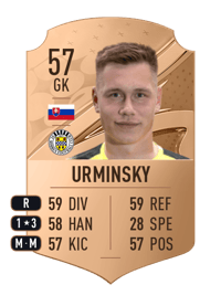 Peter Urminsky Rare 57 OVR