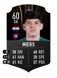 José Miers CONMEBOL LIBERTADORES 60 OVR