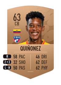 Joshué Quiñonez Common 63 OVR